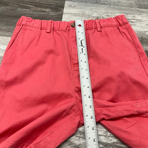 Vineyard Vines Coral Pink Boys L Jetty Stretch Whale Logo Beach Coastal‎ Shorts - Picture 10 of 12
